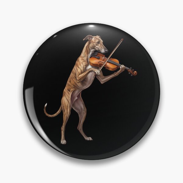 Item preview, Greyhound Playing Viloin Player Violinist Dog Lover designed and sold by TerryConnells.