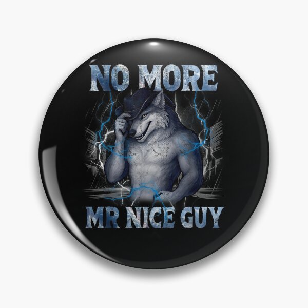 Item preview, No More Mr Nice Guy Wolf designed and sold by sigrunsartcave.