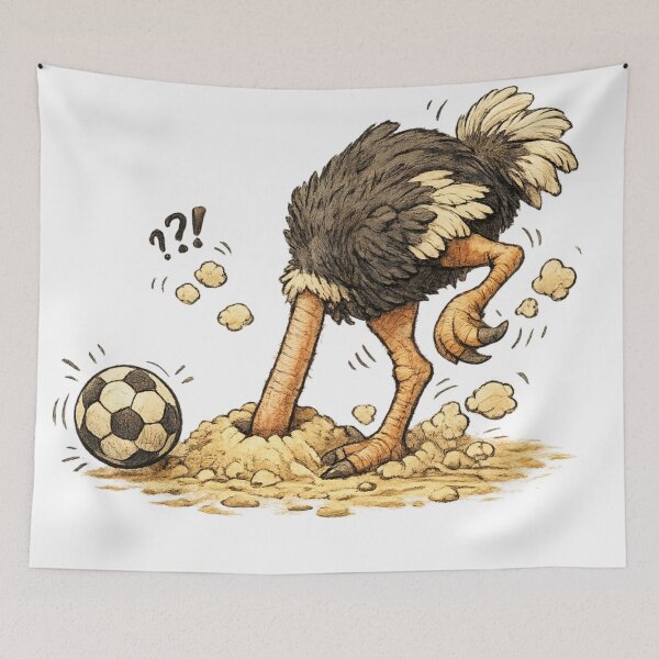 Item preview, Head in the Sand – Ostrich Soccer designed and sold by photoparadise22.