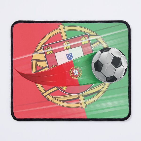Item preview, Portugal flag colored soccer ball, realistic vector style designed and sold by Doomko.