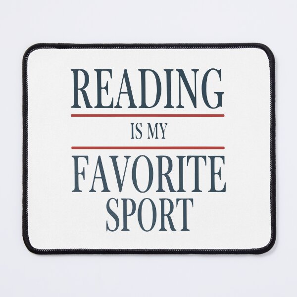 Item preview, Reading Is My Favorite Sport Funny Book Lover Reading Design designed and sold by kiralynstration.