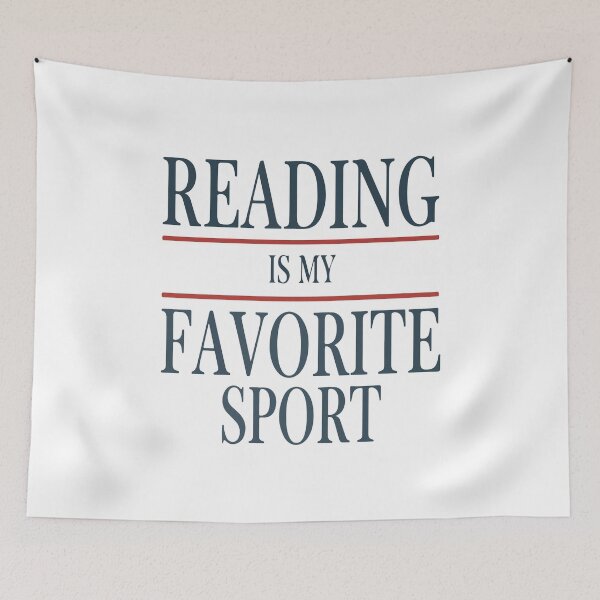 Item preview, Reading Is My Favorite Sport Funny Book Lover Reading Design designed and sold by kiralynstration.
