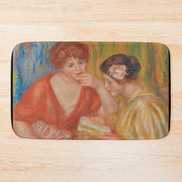 Item preview, La Lecture Deux Femmes Aux Corsages Rouge Et Rose by Renoir: Impressionist Poster designed and sold by artofuniverse.
