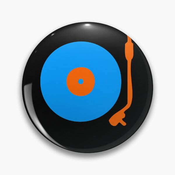 Item preview, Blue Orange Vinyl Record Turntable  designed and sold by ghastlyart.