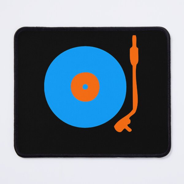 Item preview, Blue Orange Vinyl Record Turntable  designed and sold by ghastlyart.