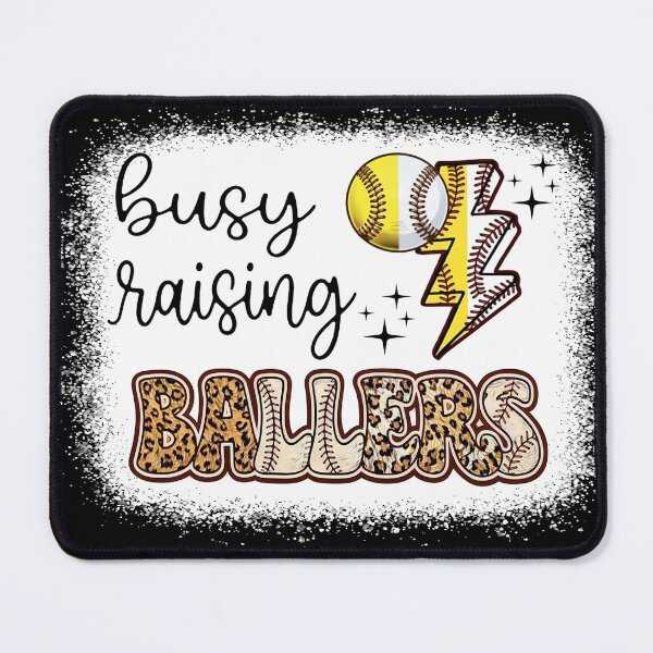 Item preview, Busy Raising Ballers Baseball Mom designed and sold by KIROSALS.