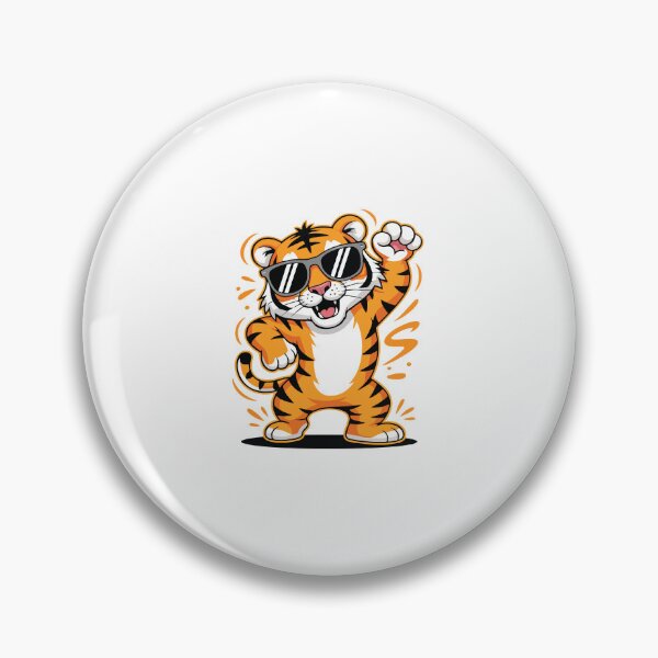 Item preview, Cool Tiger Wearing Sunglasses Funny Tiger Lover Design designed and sold by kiralynstration.