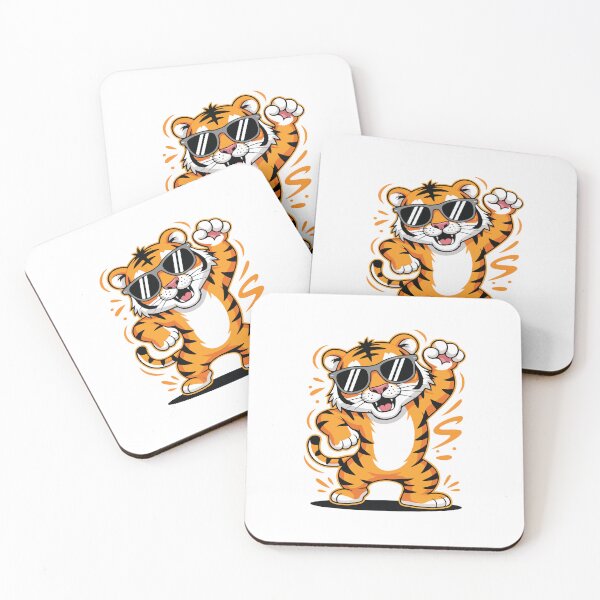 Item preview, Cool Tiger Wearing Sunglasses Funny Tiger Lover Design designed and sold by kiralynstration.