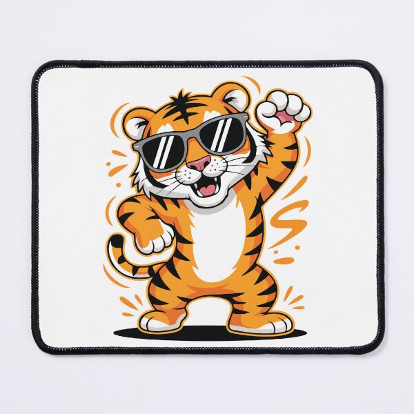 Item preview, Cool Tiger Wearing Sunglasses Funny Tiger Lover Design designed and sold by kiralynstration.