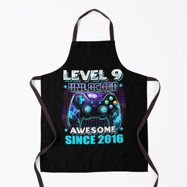 Item preview, Level 9 Unlocked Awesome Since 2016 Gaming Birthday designed and sold by FGTV2021.