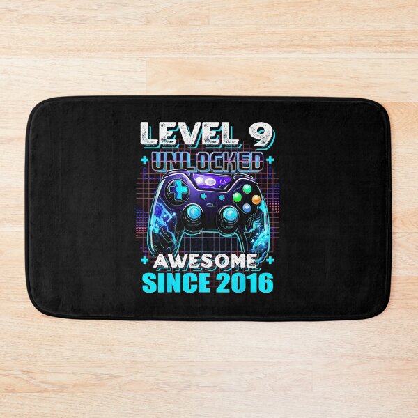 Item preview, Level 9 Unlocked Awesome Since 2016 Gaming Birthday designed and sold by FGTV2021.
