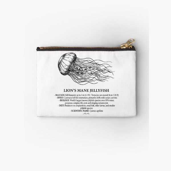 Item preview, Vintage Lion's Mane Jellyfish Scientific Print designed and sold by MotionBanana Art.