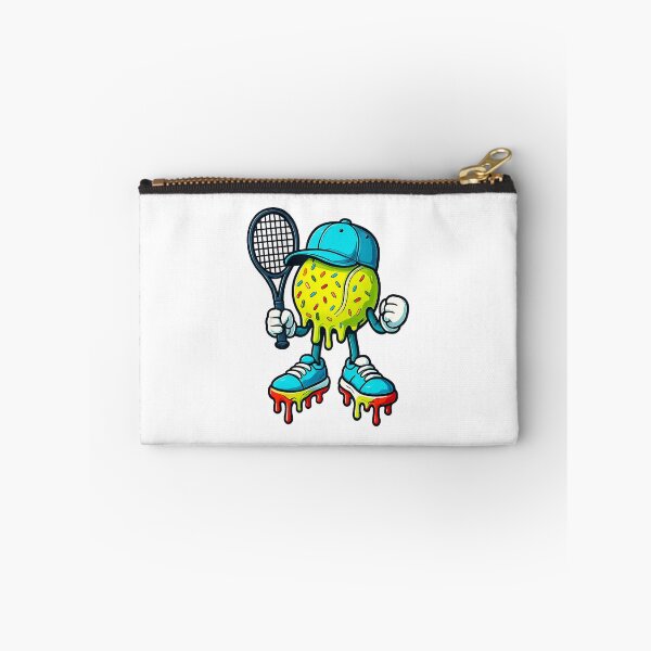 Item preview, Melting Tennis Ball Cartoon Street Art Character designed and sold by WayTBeenkenArt.
