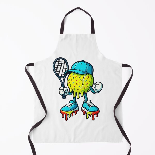 Item preview, Melting Tennis Ball Cartoon Street Art Character designed and sold by WayTBeenkenArt.