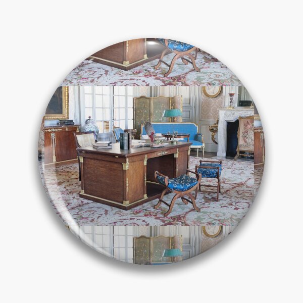 Item preview, vr 4041/ finition 2025 -13 - " Salon Bleu "  du Prince Talleyrand au Château de Valençay - France - Okaio Créations - Olavia-Olao designed and sold by o.okaïo.