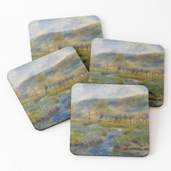 Artikelvorschau, La Prairie von Pierre-Auguste Renoir: Ruhiges impressionistisches Landschaftsplakat entworfen und verkauft von artofuniverse.