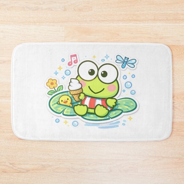 Item preview, Keroppi and friends eating ice cream designed and sold by Mich.shop.