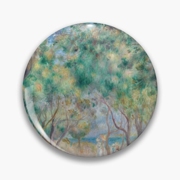 Item preview, La Promenade Au Bord De La Mer by Pierre-Auguste Renoir: Impressionist Coastal Print designed and sold by artofuniverse.