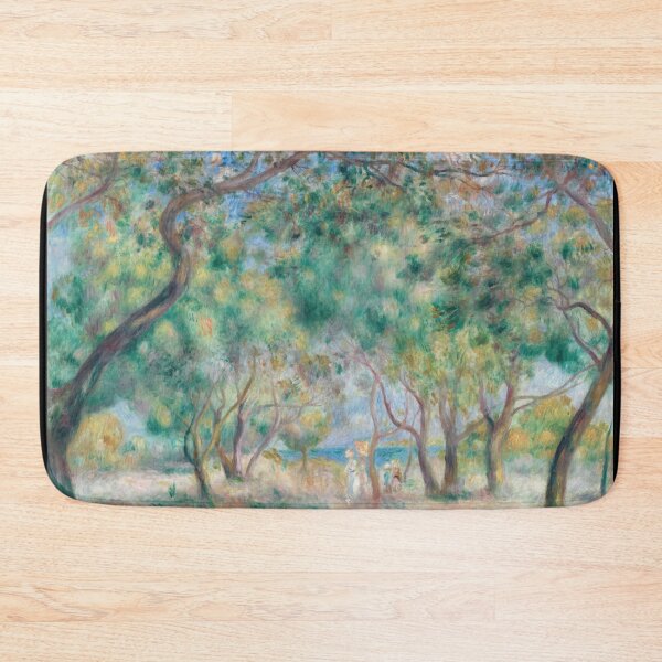 Item preview, La Promenade Au Bord De La Mer by Pierre-Auguste Renoir: Impressionist Coastal Print designed and sold by artofuniverse.