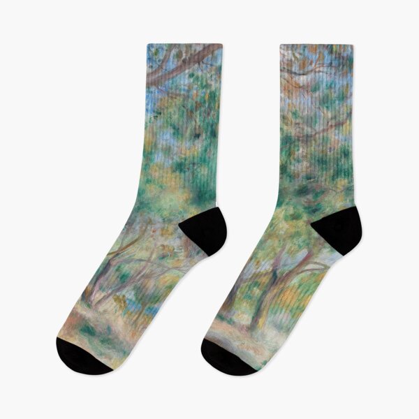 Item preview, La Promenade Au Bord De La Mer by Pierre-Auguste Renoir: Impressionist Coastal Print designed and sold by artofuniverse.
