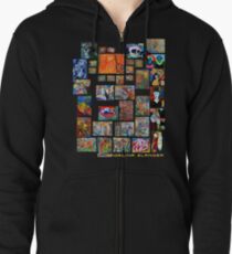 Art Collection Zipped Hoodie
