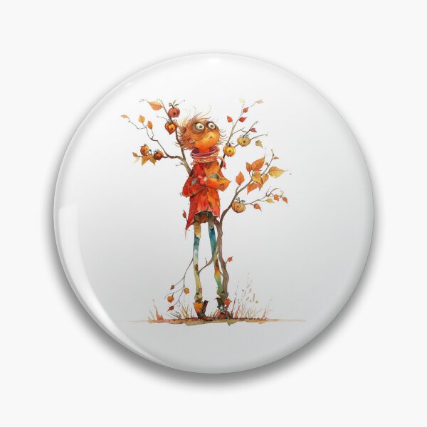 Item preview, Whimsical Autumn Scarecrow Illustration designed and sold by Gallory Hive.