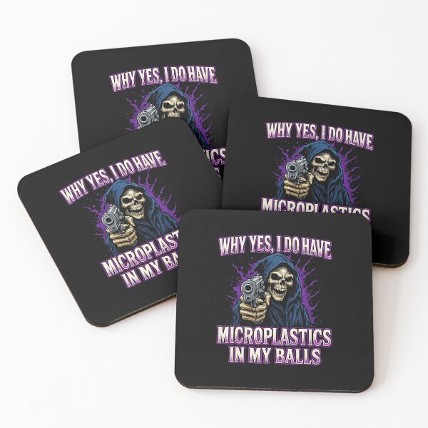 Item preview, Why Yes I Do Have Microplastics Dark Humor Skeleton  designed and sold by tadmercado.