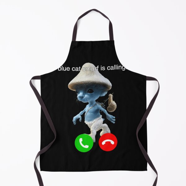 Item preview, Blue Cat Smurf Is Calling.. designed and sold by ANYHABD.