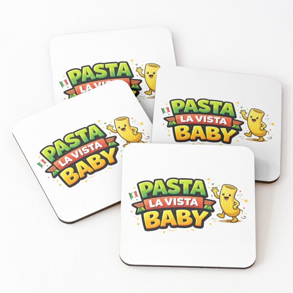 Artikelvorschau, Pasta La Vista Baby Lustiges Pasta-Wortspiel entworfen und verkauft von LitlCalmStudio.