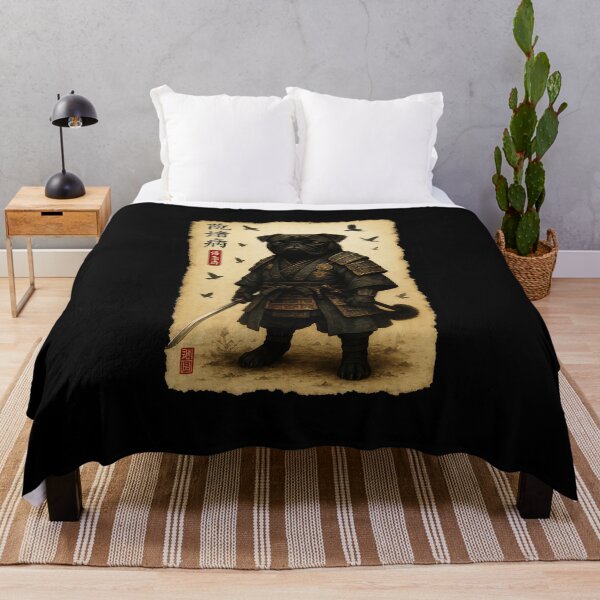 Item preview, Samurai Pug Warrior Japanese Style Dog Illustration designed and sold by titanlevi.