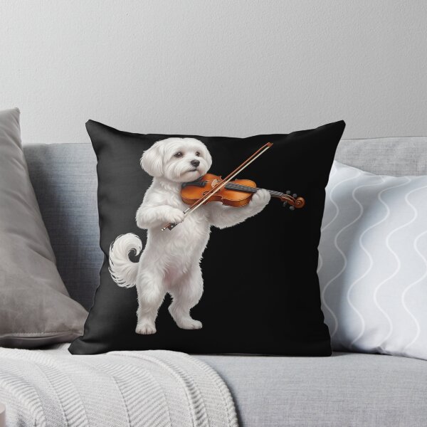 Item preview, Maltese Playing Viloin Player Violinist Dog Lover designed and sold by TerryConnells.