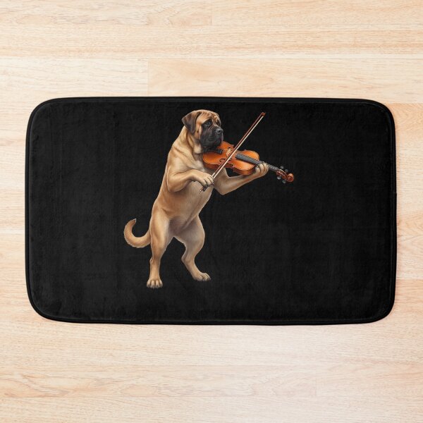 Artikelvorschau, Mastiff spielt Violine, Geiger, Hundeliebhaber entworfen und verkauft von TerryConnells.