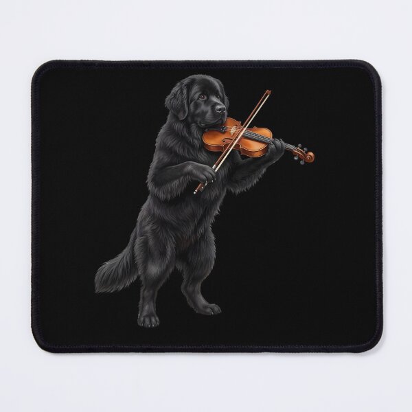 Item preview, Newfoundland Playing Viloin Player Violinist Dog Lover designed and sold by TerryConnells.