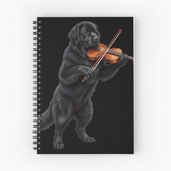 Item preview, Newfoundland Playing Viloin Player Violinist Dog Lover designed and sold by TerryConnells.