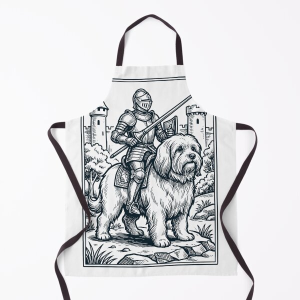 Item preview, Vintage Knight Maltese Rider Grimdark Medieval Dog Lover designed and sold by DoodleTortle.