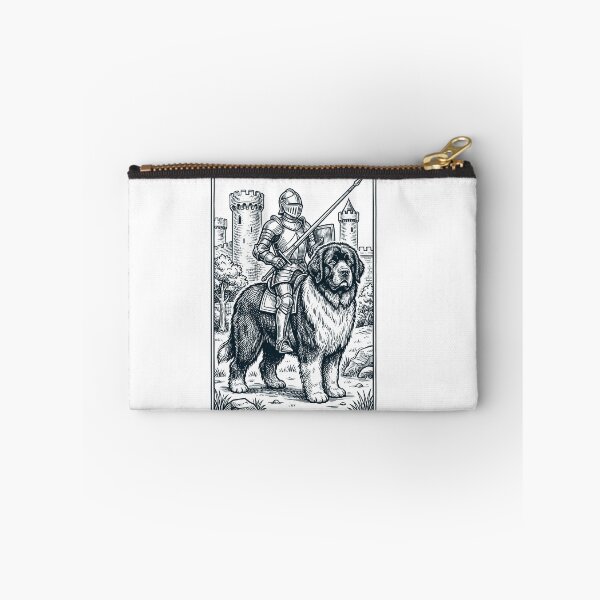 Artikelvorschau, Vintage-Ritter, Neufundländer-Reiter, düsterer Mittelalter-Hundeliebhaber entworfen und verkauft von DoodleTortle.