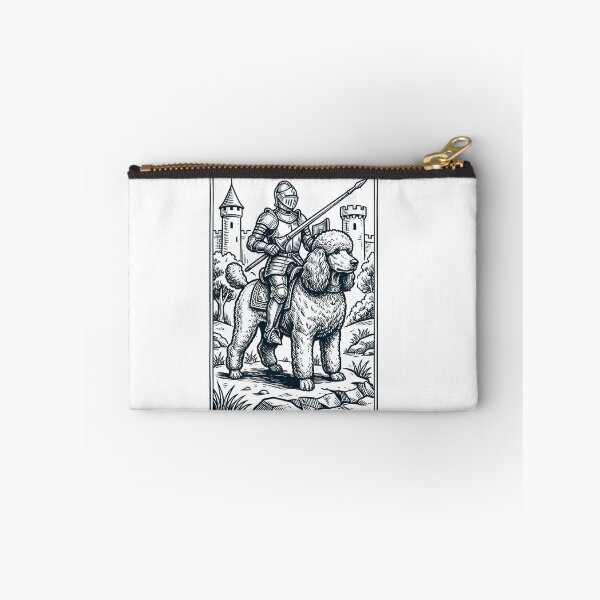 Artikelvorschau, Vintage-Ritter-Pudelreiter, düsterer mittelalterlicher Hundeliebhaber entworfen und verkauft von DoodleTortle.