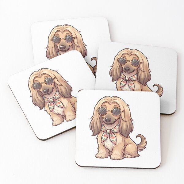 Item preview, Kawaii Cute Sunglasses Dog designed and sold by VictorySticker.
