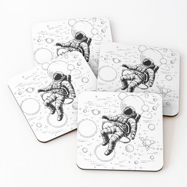 Item preview, Black and White Astronaut designed and sold by Trendy-Exe.