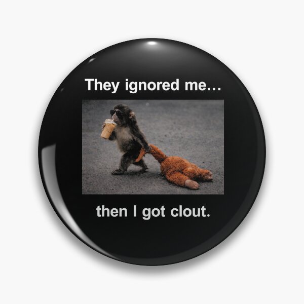 Item preview, Baby Monkey Punch Drinking Iced Coffee Meme, they ignored me...then i got clout designed and sold by borenclolahroy.