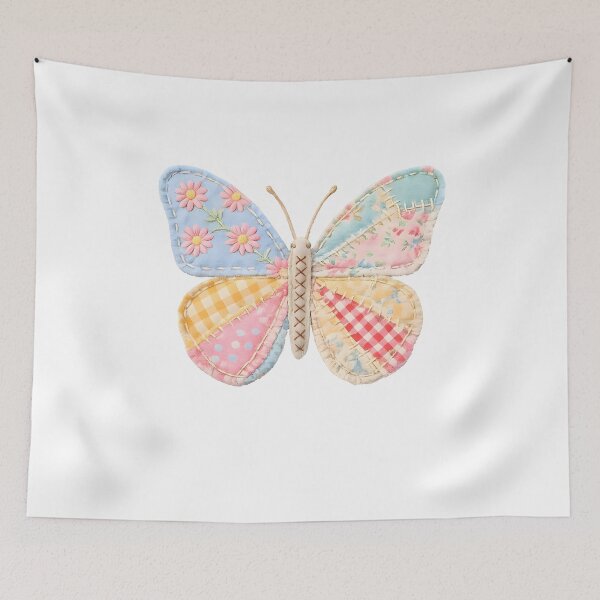 Item preview, Faux Patchwork Butterfly designed and sold by Szekeresrenato.