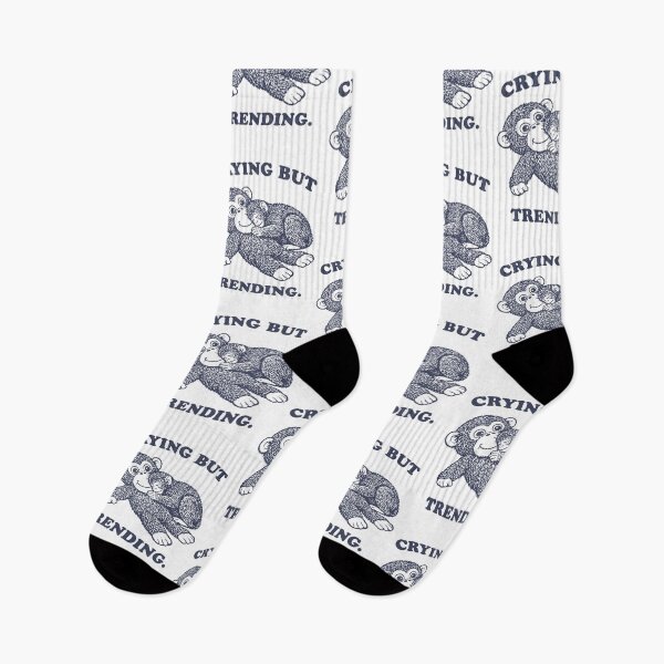 Item preview, Punch Monkey Crying but Trending Funny Meme designed and sold by borenclolahroy.