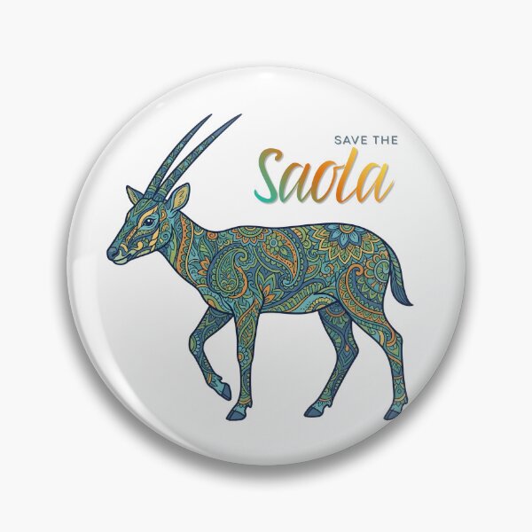 Item preview, Save the Saola – Rare Asian Unicorn Wildlife Conservation Design designed and sold by ArcticFoxStudio.