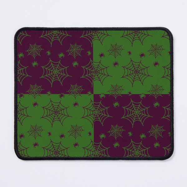 Item preview, Amethyst and forest green interchange web pattern designed and sold by serenebookworm.