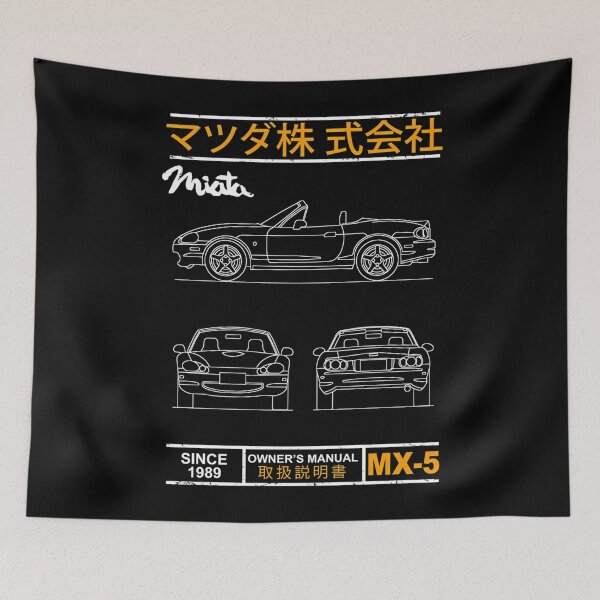 Item preview, Blueprint Of The Mx-5 Miata designed and sold by LiveItNow.