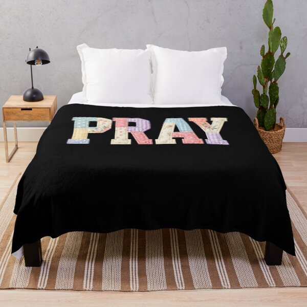 Item preview, Pray Faux Quilted Religious designed and sold by Szekeresrenato.