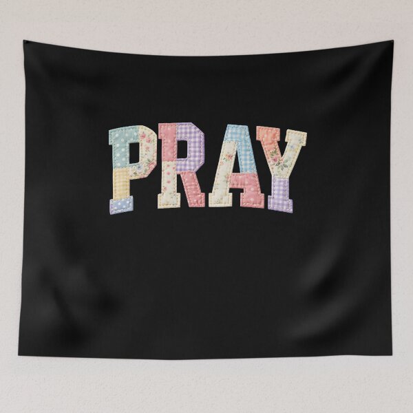 Item preview, Pray Faux Quilted Religious designed and sold by Szekeresrenato.