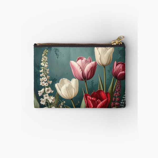 Item preview, Vintage Tulips and Wildflowers Botanical Illustration designed and sold by Rutvain.