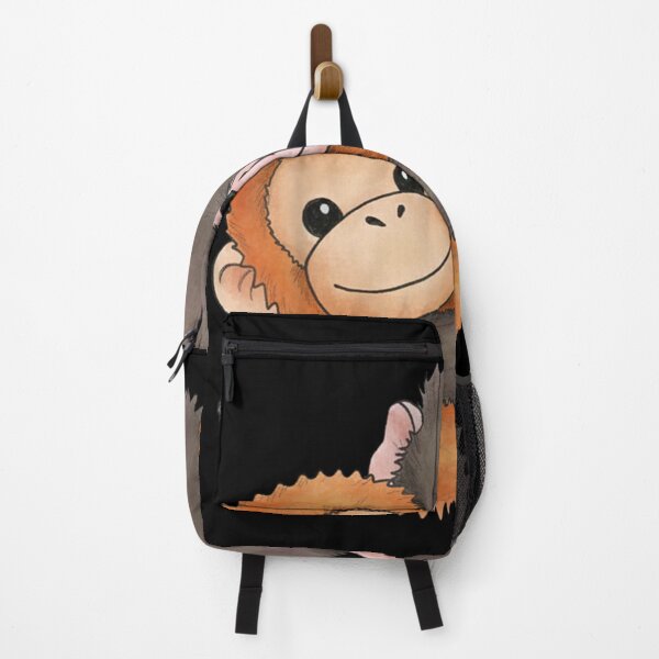 Item preview, Cute Baby Monkey Hugging Plush Toy Sweet Animal designed and sold by Nannythenimfa.