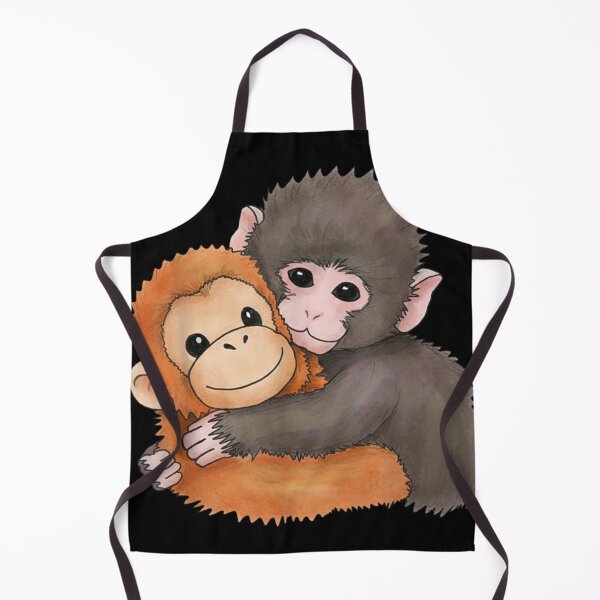 Item preview, Cute Baby Monkey Hugging Plush Toy Sweet Animal designed and sold by Nannythenimfa.